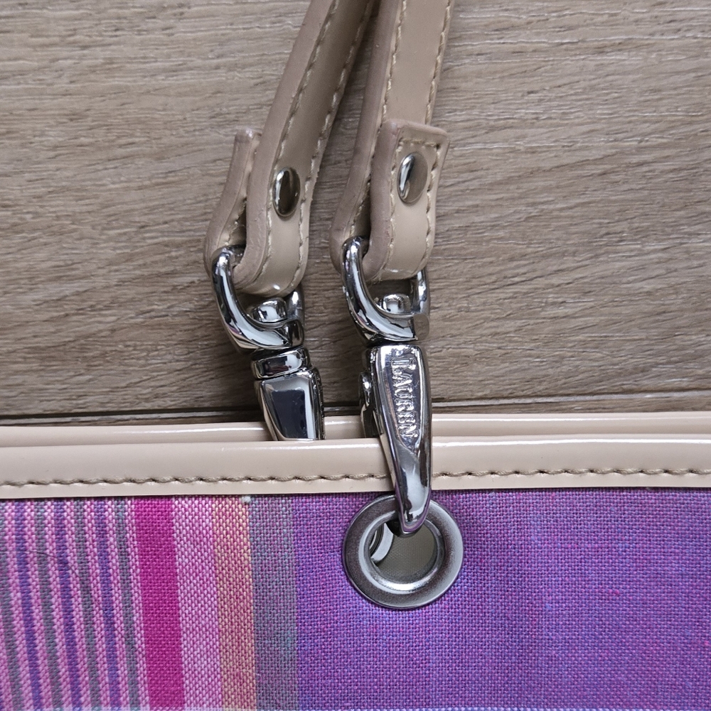 Lauren Ralph Lauren Multicolor Plaid Shoulder Bag - Picture 9 of 12